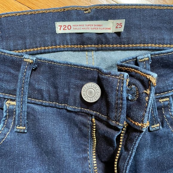 Levi's Blue Skinny Jeans - Picture 3 of 4